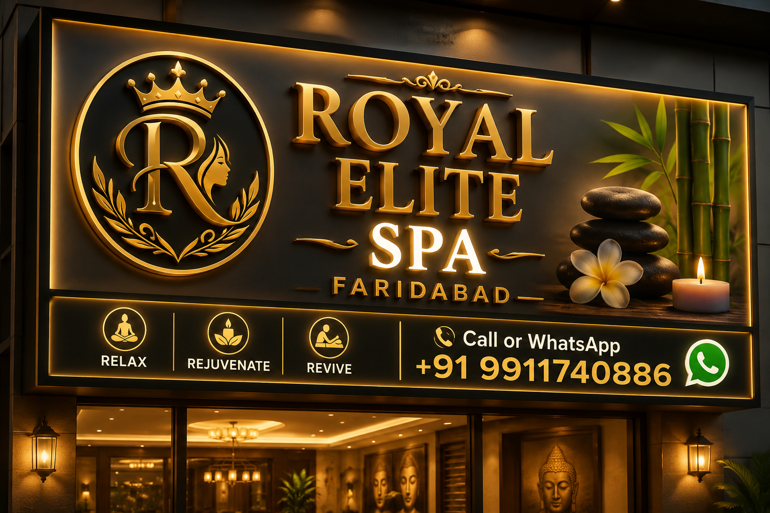 Royal Elite Spa Faridabad spa near charamwood plaza sector 39